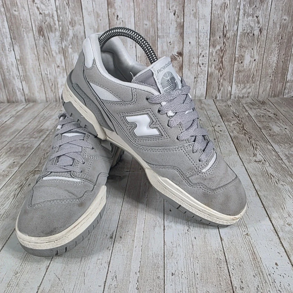 New Balance 550 Women's Sneakers Gray and White Athletic Shoes Classic - Picture 6 of 8
